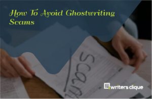 How To Avoid Ghostwriting Scams feature