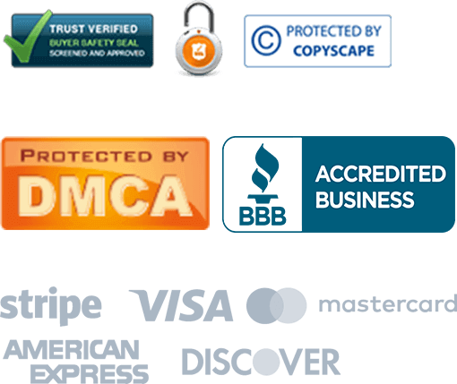 All major credit cards supported